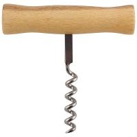 Штопор ELACA нерж сталь ручка деревянная 9*9см Mallony Штопор ELACA нерж сталь ручка деревянная 9*9см Mallony