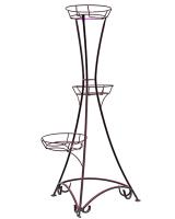 Подставка РЗДИ 3 горш.кр. антик серебро 103