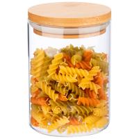 Банка д/сыпуч. прод. 0,6л Bambu стеклянная с крышкой 004450 /24шт/Mallony