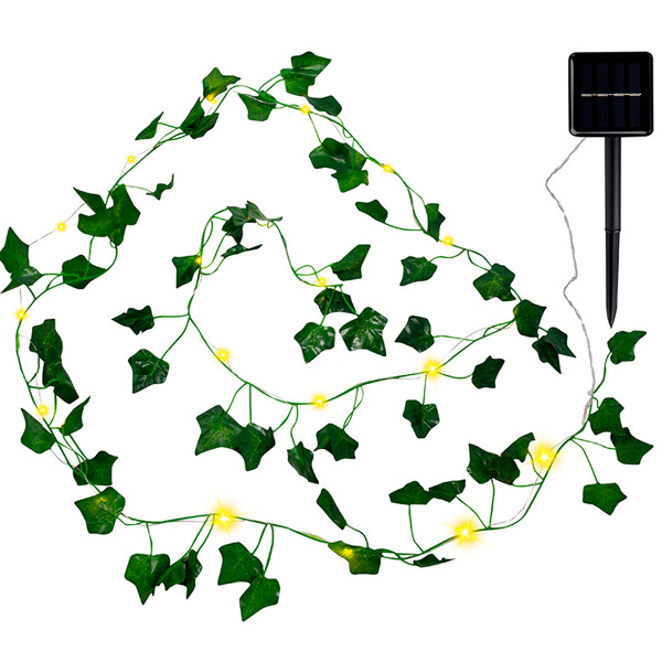 Гирлянда садовая Плющ на солнечной батарее 2м 107205 /48шт/PARK Гирлянда садовая Плющ на солнечной батарее 2м 107205 /48шт/PARK