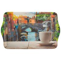 Поднос сервировочный FANTASIA 28,9*18,9*1,8см с дизайном 008259 /шт/Mallony Поднос сервировочный FANTASIA 28,9*18,9*1,8см с дизайном 008259 /шт/Mallony