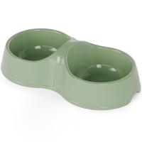 Миска двойная пластик 0,2л Юта/34шт/М9049