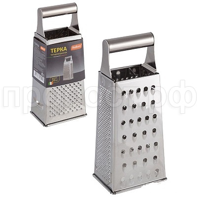 Терка четырехгранная MAL 305-8, высота 20см нерж.сталь 965003 Терка четырехгранная MAL 305-8, высота 20см нерж.сталь 965003