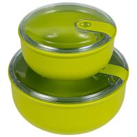 Емкость д/прод. Милан (0,75+1,8л) оливковый А116 /24шт/Арз