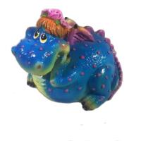 Девочка-дракоша (синий) L7.5W6H6 716346/SGD002