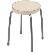 Табурет "Фабрик №2" без обруча слоновая кость ТФ02