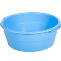 Таз 14л круглый ударопрочный голубой /10шт/Рад