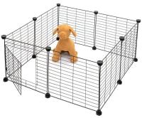Вольер д/животных МАНЕЖ 8 секций 35*35см разборный черный/4808черн/Дарэлл Вольер д/животных МАНЕЖ 8 секций 35*35см разборный черный/4808черн/Дарэлл