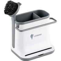 Органайзер д/кухни SAUBER 2 отделения щетка в комплекте 105846 /12шт/Leonord Органайзер д/кухни SAUBER 2 отделения щетка в комплекте 105846 /12шт/Leonord