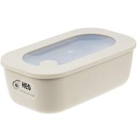 Контейнер д/СВЧ НЕО 0,9л прямоуг. с клапаном латте М1391 /15шт/М-пласт 