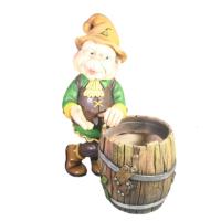 Зоокашпо Эльф с бочонком пива L26W15.5H37  718040/K153