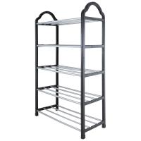 Полка для обуви 5-ти ярусная  42*18,2*69,5см металл+пластик 312185 Полка для обуви 5-ти ярусная  42*18,2*69,5см металл+пластик 312185