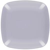 Тарелка Квадро плоская серый М8045 /25шт/ Альтерн Тарелка Квадро плоская серый М8045 /25шт/ Альтерн