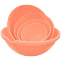Набор мисок HELSINKI (5л+3л+2л) персиковая карамель PT1279 /10шт/ПР Набор мисок HELSINKI (5л+3л+2л) персиковая карамель PT1279 /10шт/ПР