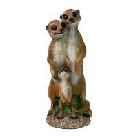 Фигура Мангуст семья 38х16см М (полистоун) 12577