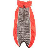 Нано плащ-дождевик "Hexagon jackets" красный с флисом светоотражающий 60см/117450/Триол