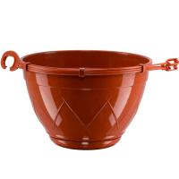 Подвесное Лилия 2,5л терракот с под. /40шт/ЭД