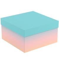 Коробка складная подарочная "Gradient" 20*20*11см MESHU /Рельеф