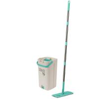 Набор д/уборки Fly квадрат. мятный (ведро+швабра) 11л 323537-00 /1шт/ Цикл