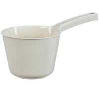 Ковш 1л белый ротанг М1215