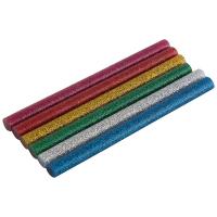 Стержни клеевые д/термопистолета цветные с блестками 1,1*10см 6шт 007587 /25шт/PARK