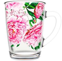 Кружка Пионы 300мл /334-Д  Кружка Пионы 300мл /334-Д