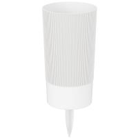 Вазон д/срезки Версаль 150*280мм с колышком белый М8940 /12шт/ Альтерн