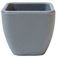 Кашпо 0,06л серый (пласт+слюда) 102/5-3 /96шт/Mehrni