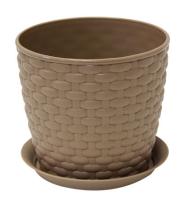 Кашпо РОТАНГ 2л бежевый М 3081