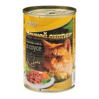 Корм для кошек Ночной охотник 415г СОУС курица Корм для кошек Ночной охотник 415г СОУС курица