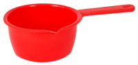 Ковш 1л красный 09001