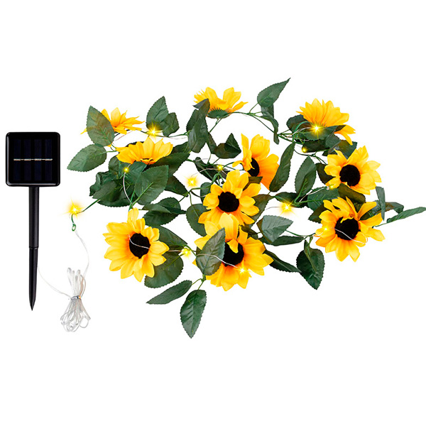 Гирлянда садовая Подсолнухи на солнечной батарее 2,4м 107203 /48шт/PARK Гирлянда садовая Подсолнухи на солнечной батарее 2,4м 107203 /48шт/PARK