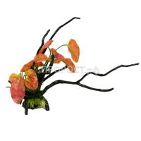 Грот Decor 205 Коряга с растением 40*12*33см 