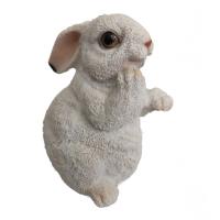 Зайка задумчивый (белый) L10W9H13 718266/F850