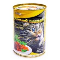 Корм для кошек Ночной охотник 415г ЖЕЛЕ курица Корм для кошек Ночной охотник 415г ЖЕЛЕ курица