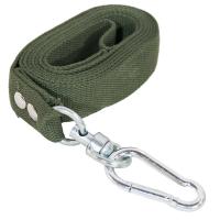 Поводок брезент 35мм*2м + карабин /29820