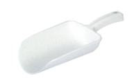 Совок для сыпучих  продуктов 0,5л белый  Совок для сыпучих  продуктов 0,5л белый