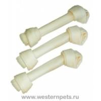 Лакомство для собак Кость узловая белая 20-22см 80-90гр 10шт пакет/1506 Лакомство для собак Кость узловая белая 20-22см 80-90гр 10шт пакет/1506
