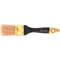 Кисть плоская "Профи" 1,5" натуральная щетина дерев. ручка 83151 /MATRIX