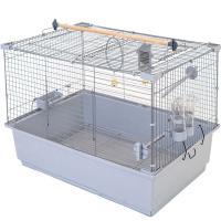 Клетка д/птиц ГОВОРУН-1 60*40**41см разборная светло-серая/4705св-сер-хром/Дарэлл Клетка д/птиц ГОВОРУН-1 60*40**41см разборная светло-серая/4705св-сер-хром/Дарэлл
