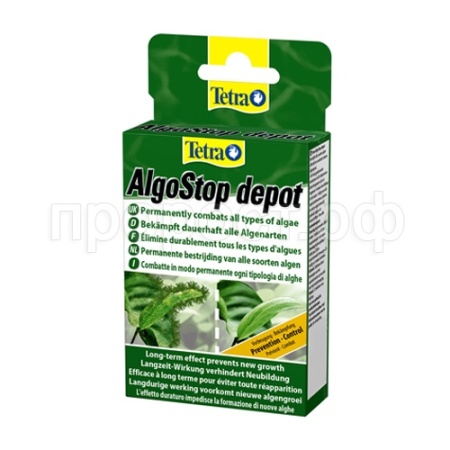Средство для воды Tetra Algostop depot против водорослей 12 таблеток/157743