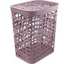 Корзина д/белья 55л ХАОС лавандовый М2619 /5шт/М-пласт