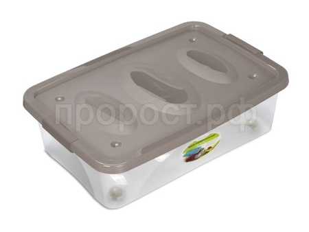 Ящик универс. Астело 28л 60*40*18см на колесиках серо-коричневый С664 /5шт/Мартика Ящик универс. Астело 28л 60*40*18см на колесиках серо-коричневый С664 /5шт/Мартика