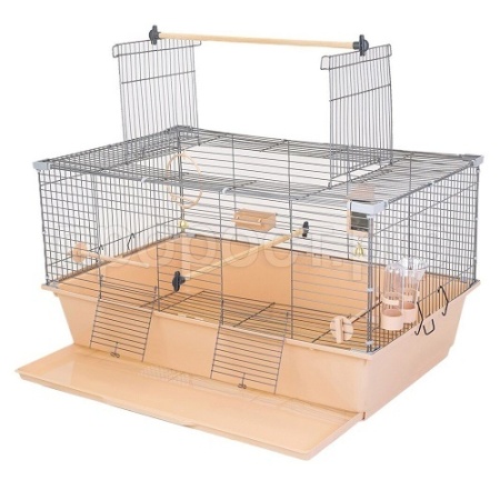 Клетка д/птиц РИО-1 78*48*41см разборная (укомплект)беж-хром/4780беж-хром/Дарэлл Клетка д/птиц РИО-1 78*48*41см разборная (укомплект)беж-хром/4780беж-хром/Дарэлл