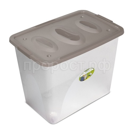 Ящик универс. Астело 73л 60*40*48см на колесиках серо-коричневый С667 /4шт/Мартика Ящик универс. Астело 73л 60*40*48см на колесиках серо-коричневый С667 /4шт/Мартика