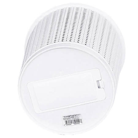 Корзина д/мусора Santa 10л белый 05110 /10шт/Милих