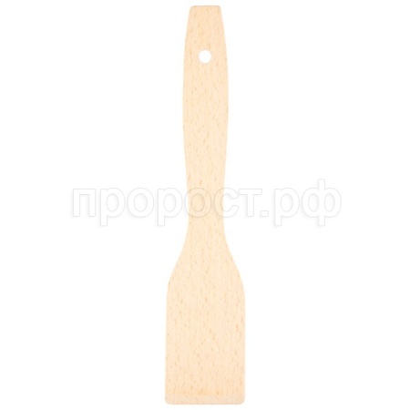 Лопатка деревянная для тефлоновой посуды (бук) 25,5 см /250шт/985986/Mallony