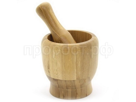 Ступка+пестик бамбук Д10*10см №1 КТ-СП-01 Ступка+пестик бамбук Д10*10см №1 КТ-СП-01