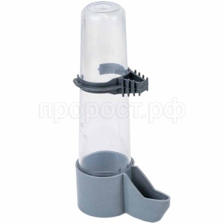 Поилка д/птиц Евро высокий носик 100мл серый/5072/Дарэлл Поилка д/птиц Евро высокий носик 100мл серый/5072/Дарэлл