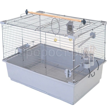 Клетка д/птиц ГОВОРУН-1 60*40**41см разборная светло-серая/4705св-сер-хром/Дарэлл Клетка д/птиц ГОВОРУН-1 60*40**41см разборная светло-серая/4705св-сер-хром/Дарэлл